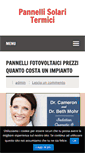 Mobile Screenshot of pannellisolaritermici.org